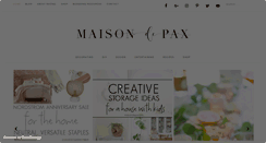 Desktop Screenshot of maisondepax.com